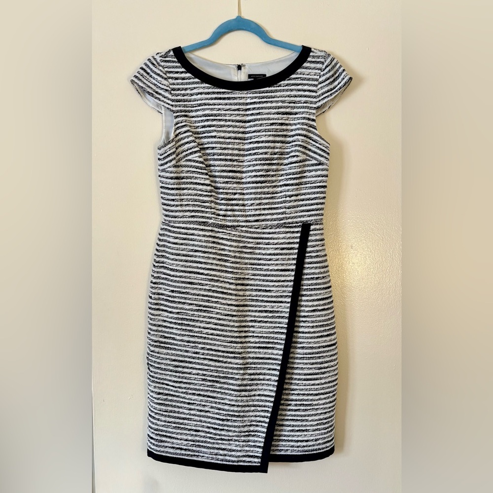 Ann Taylor black and white dress, size 4